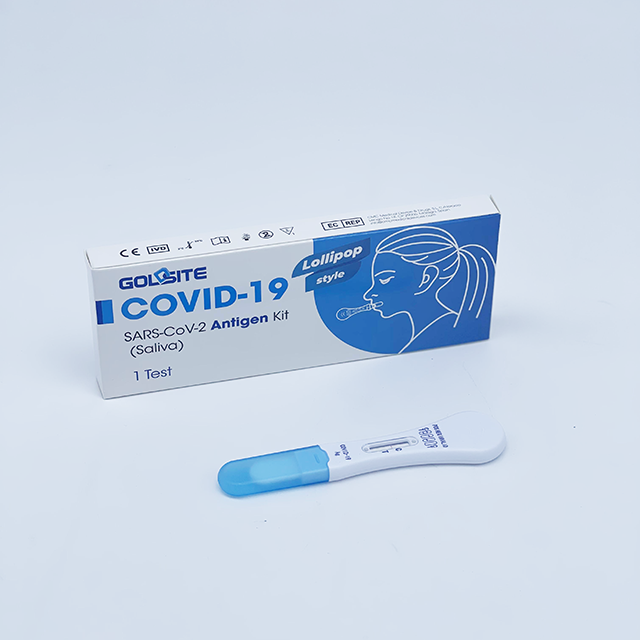 Lollipop Speichel-Antigen-Schnelltest für COVID-19 Kinder verwenden